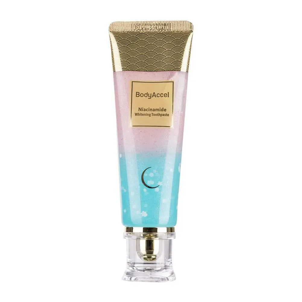 Niacinamida branqueamento creme dental remover manchas de placa reduz a placa dos dentes higiene oral limpo hálito fresco creme dental cuidados com os dentes
