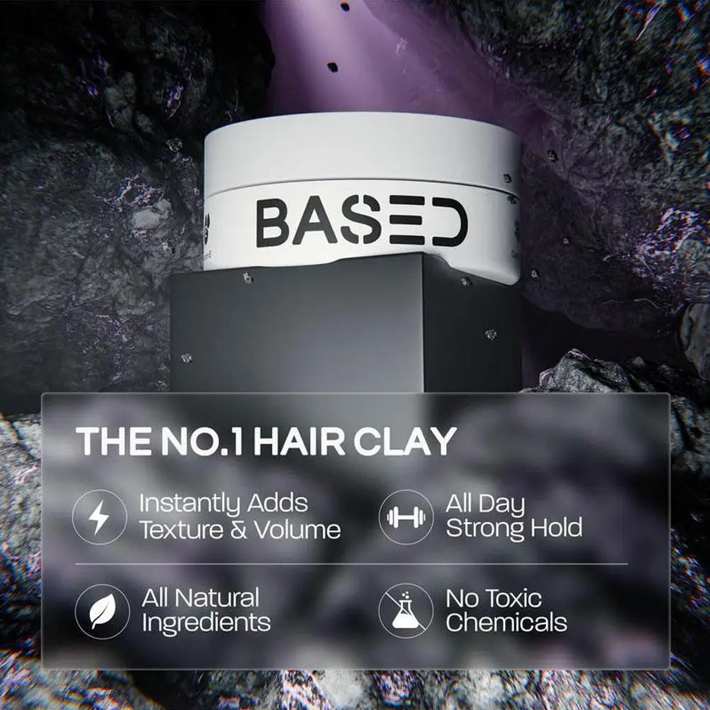 Hair Wax Styling Stick Hair Mud High Setting Hair Styling Mud Low Gloss Matte Natural Hair Texture Stick Mud Men's Hair Styling