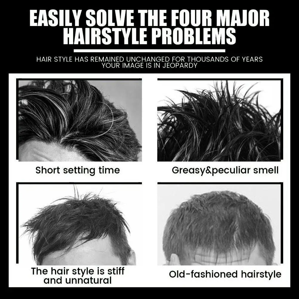 Hair Wax Styling Stick Hair Mud High Setting Hair Styling Mud Low Gloss Matte Natural Hair Texture Stick Mud Men's Hair Styling